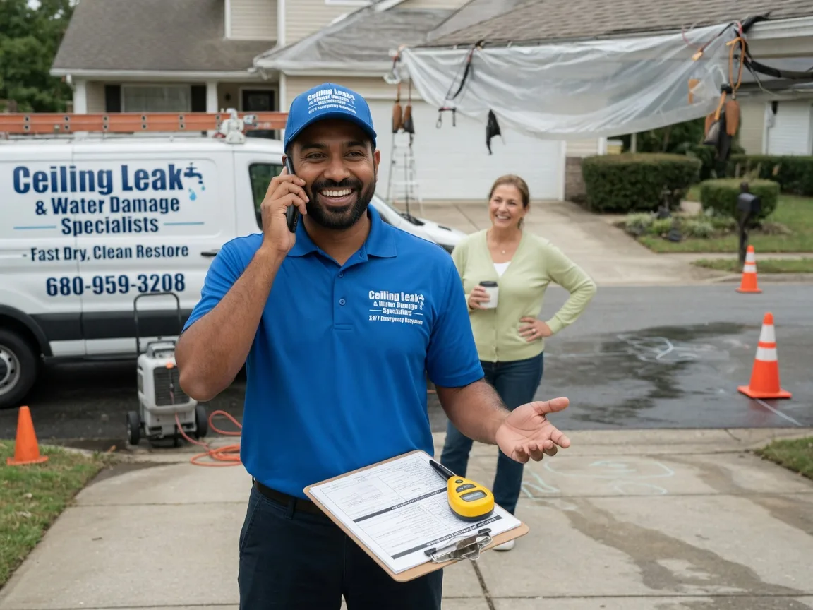 Ceiling Leak Cleanup Edmond, WV FAQs